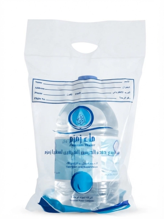 Tabiiy Zamzam suvi, Makka (Saudiya Arabistoni) shifobaxsh ichimlik suvi, 5 litr