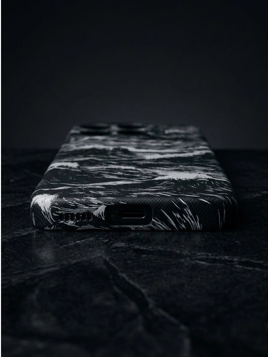 XIAOMI 17 T uchun karbon chexol gilof