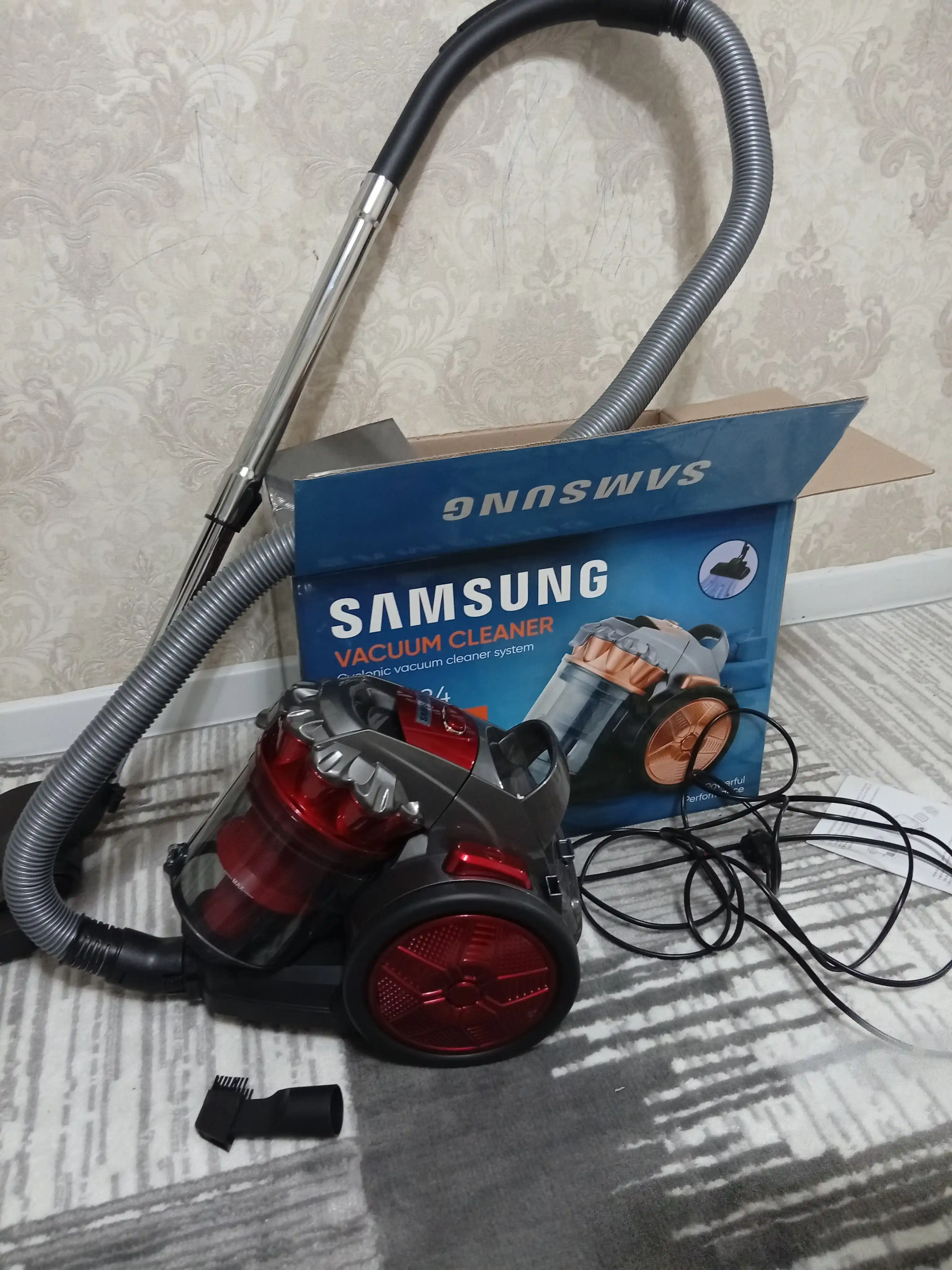 Пылесос Samsung HEPA-фильтром, 3000 Вт, 4 л, пилисослар, плисос, пилисос, чангютгич