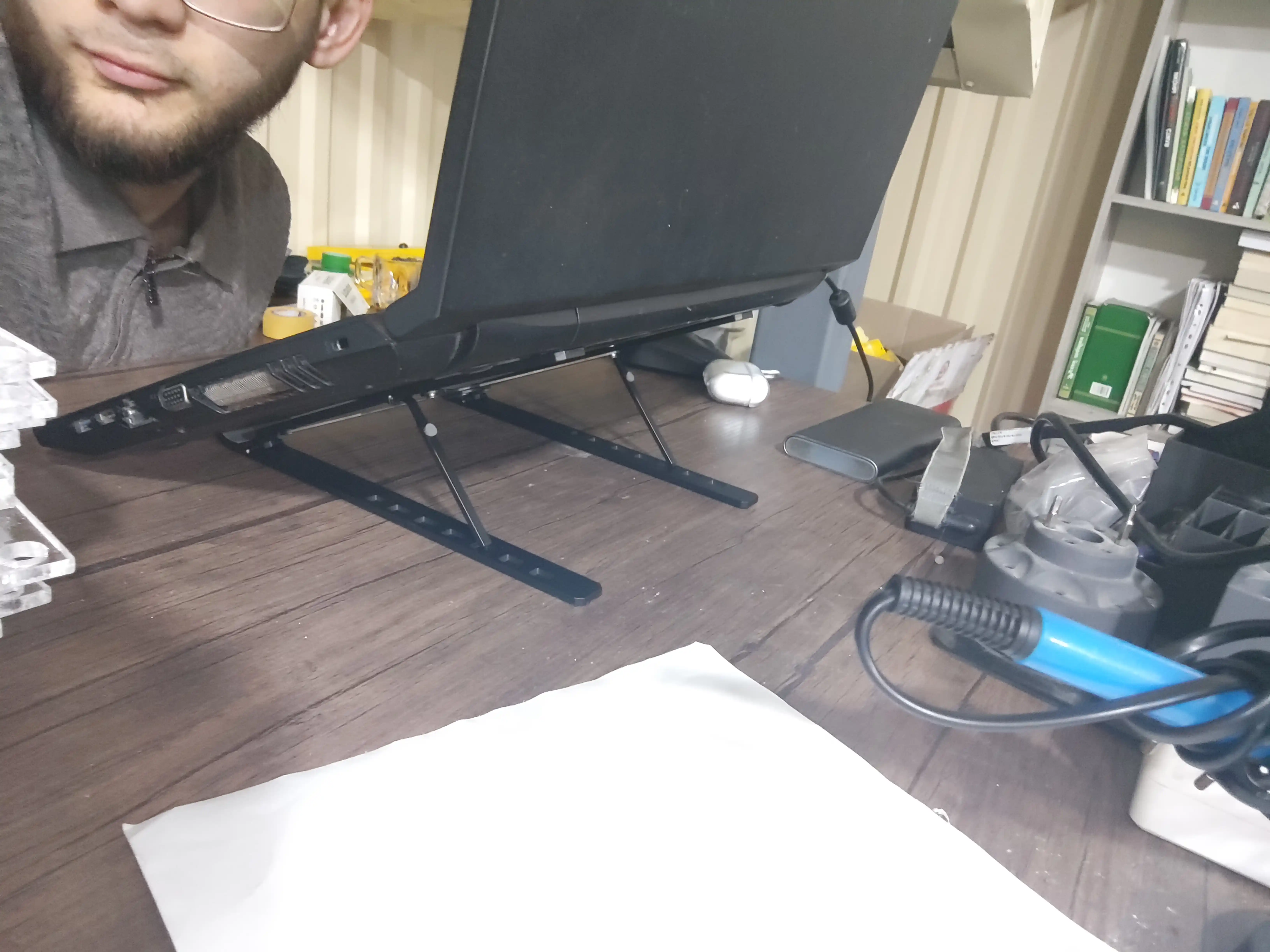 Noutbuk taglik alyuminiy, metal podstavka noutbuk, laptop stand