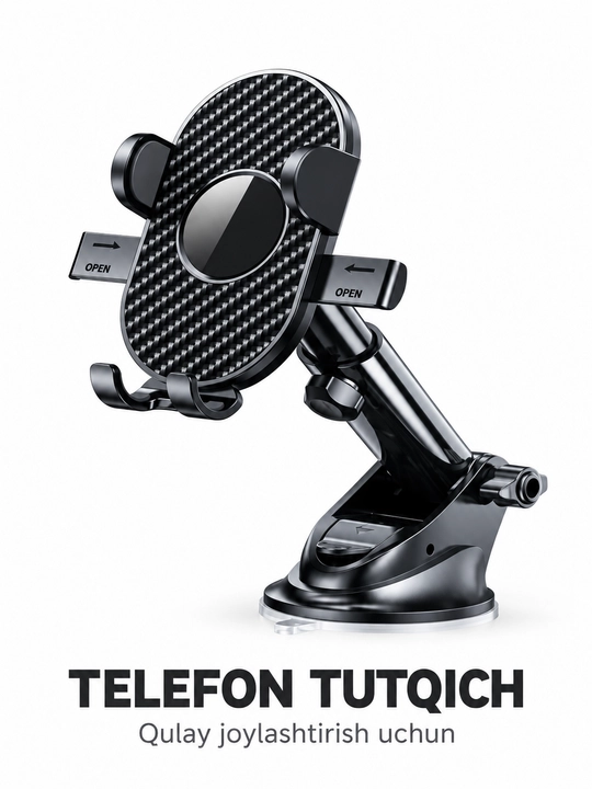 Avtomobil uchun universal telefon ushlagich, telefon tagligi