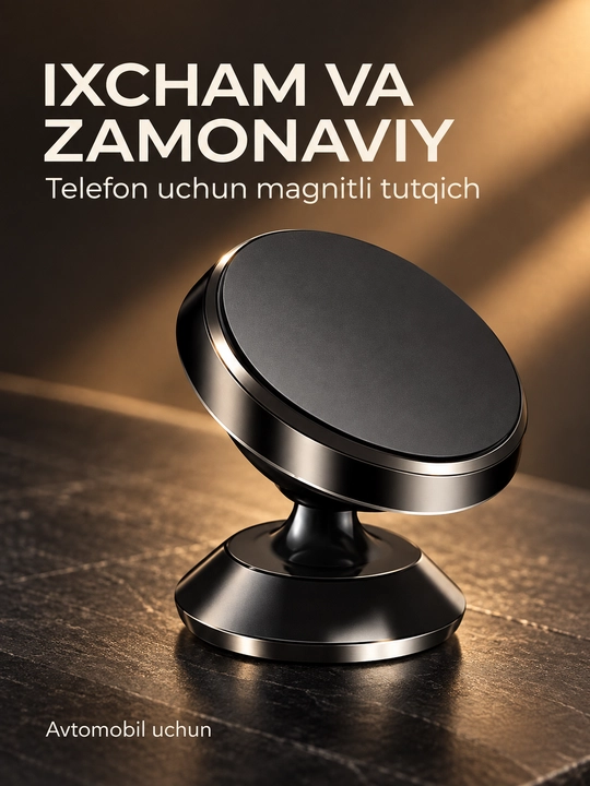 Avtomobil uchun universal telefon ushlagich, telefon tagligi
