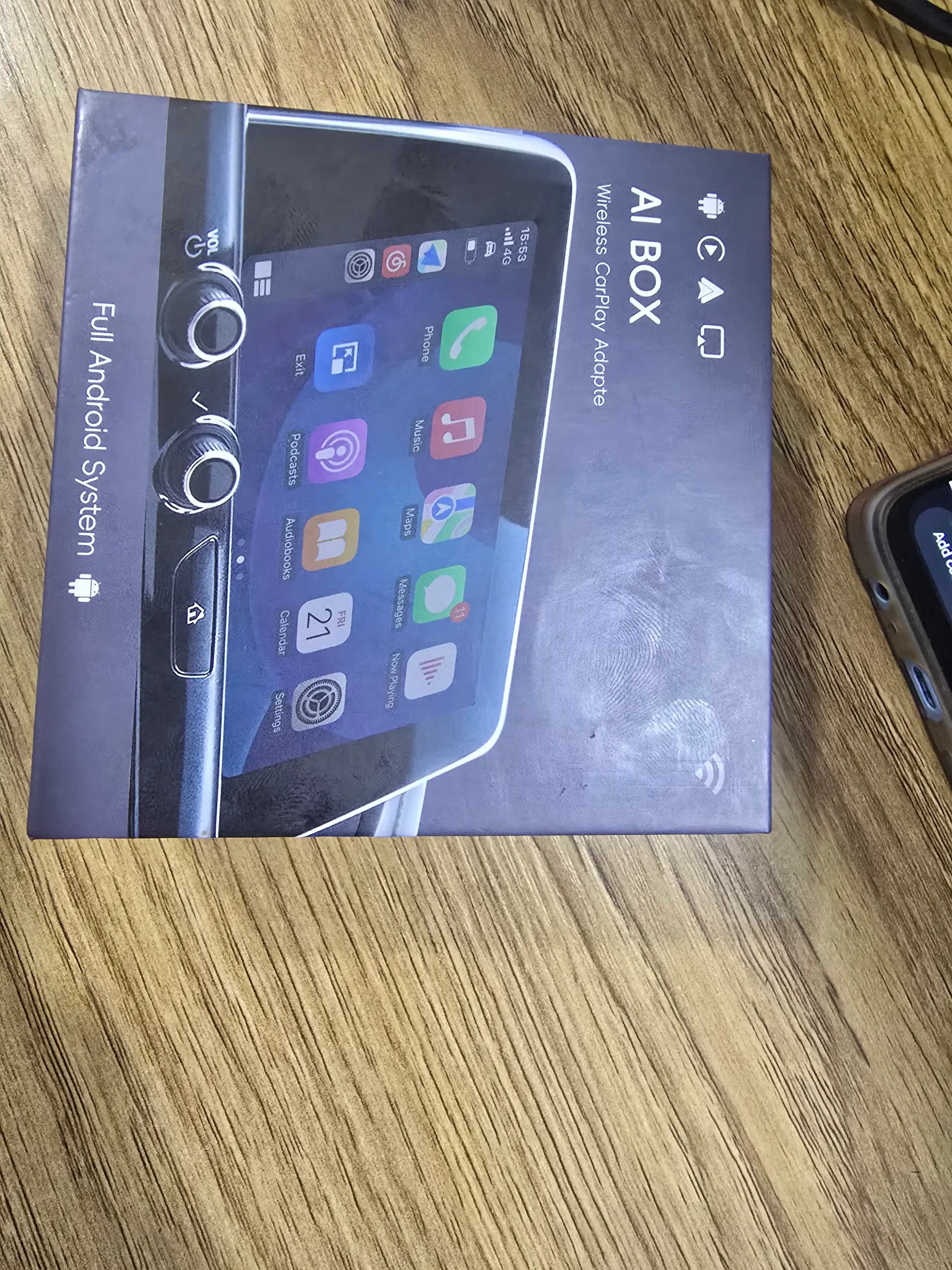CarPlay 2×32 simsiz Apple CarPlay/Android Auto, YouTube, navigatsiya