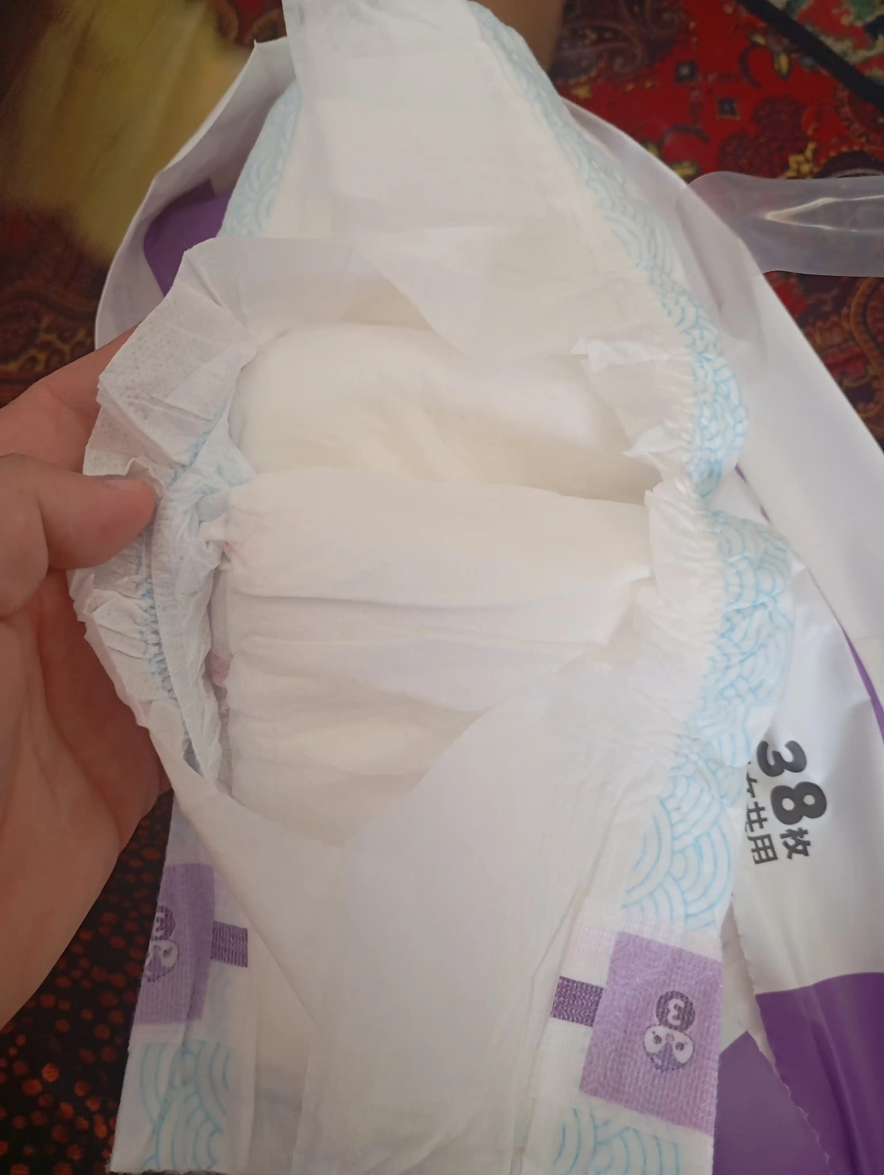 Yangi tug'ilgan chaqaloqlar uchun tagliklar MELLO, S 4-8 kg, 38 dona