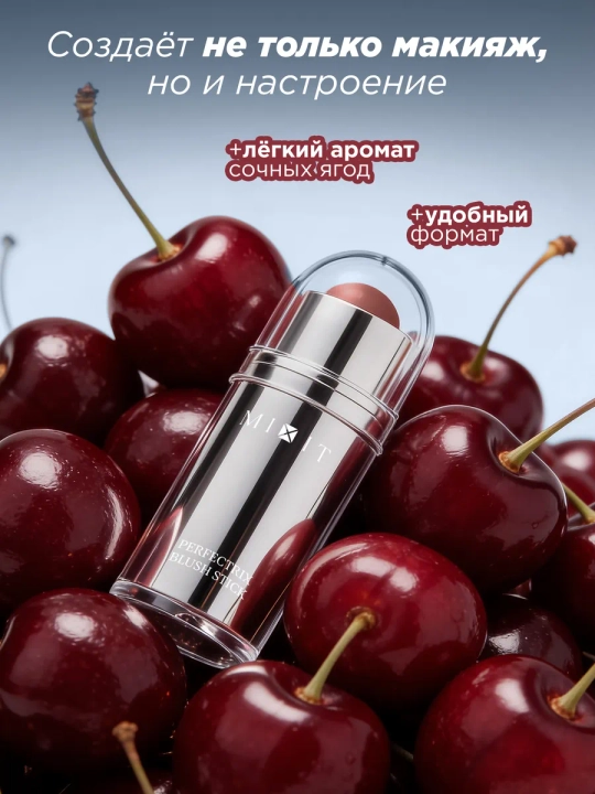Кремовые румяна-стик для лица MIXIT, оттенки 01 и 02, 7,6 г