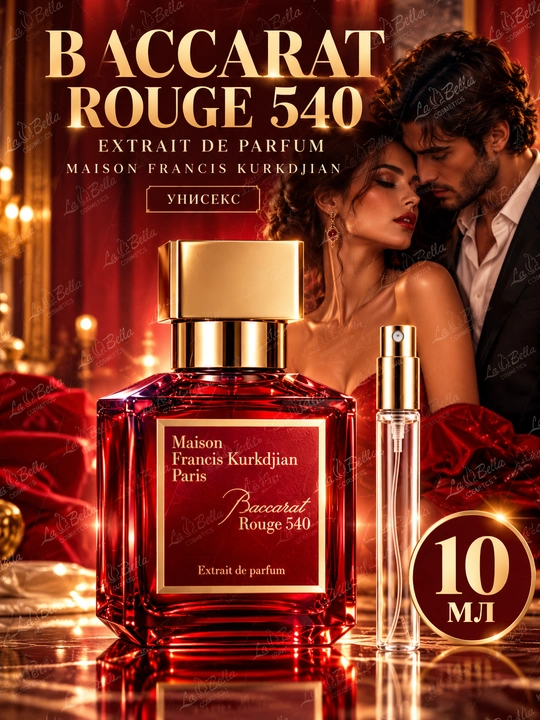 Духи женские Baccarat Rouge 540, женский парфюм, пробник - 