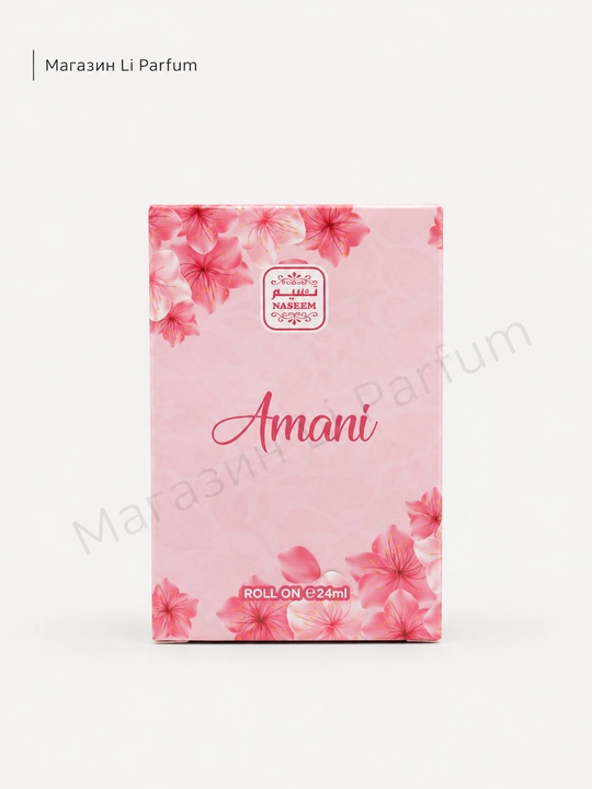 Ayollar uchun moyli parfyum Naseem Amani Lamsa Sadaat Bushra 24ml - 