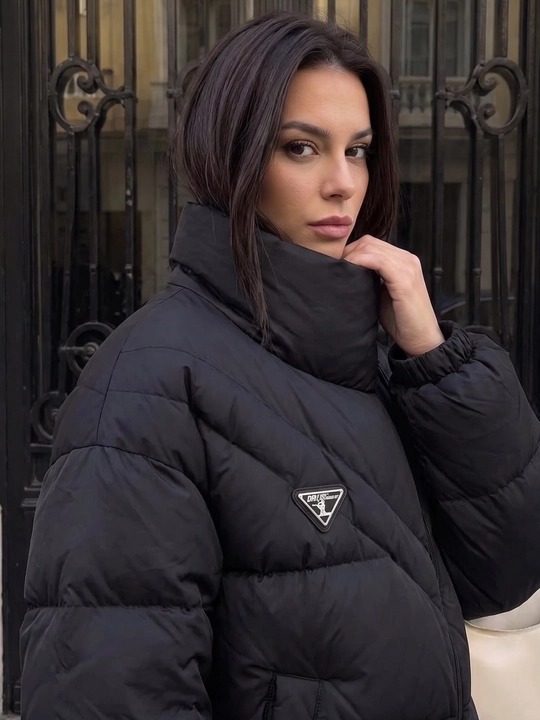 Ayollar va qizlar uchun qishki issiq kapyushonli kurtka, momiq - UNCHA STORE