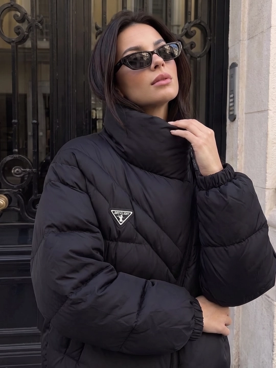 Ayollar va qizlar uchun qishki issiq kapyushonli kurtka, momiq - UNCHA STORE