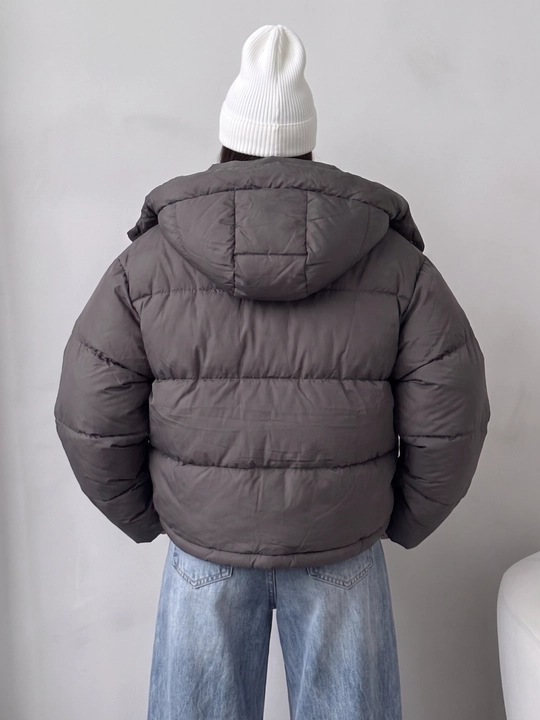 Ayollar va qizlar uchun qishki issiq kapyushonli kurtka, momiq - UNCHA STORE