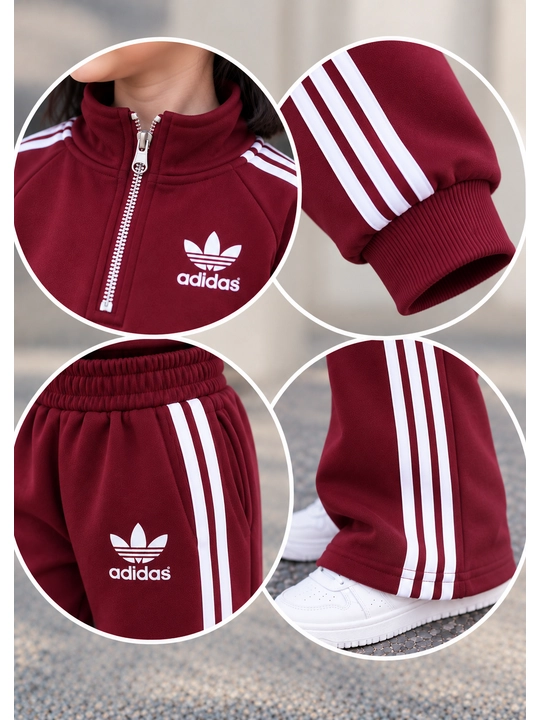 O'g'il bolalar va qizlar uchun sport kostyumi, uch qismli, 1-5 yosh