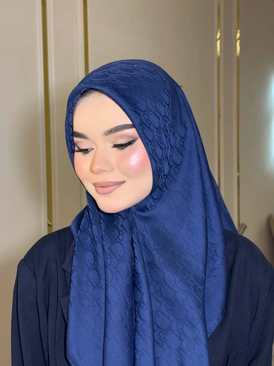 Ayollar va qizlar uchun ipak ro‘mol Dior, sovg‘a, hijob 95 x 95 sm