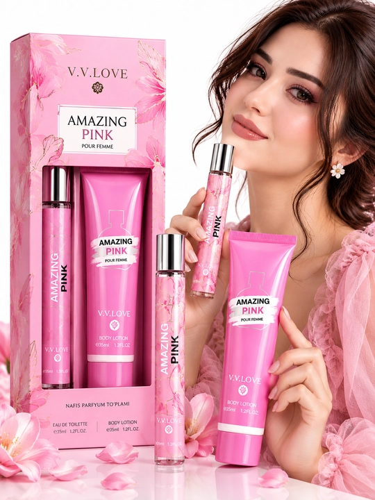 Parfyumeriya to‘plami, ayollar uchun atir va losyonlar sovg‘a to‘plami, 30ml+35ml