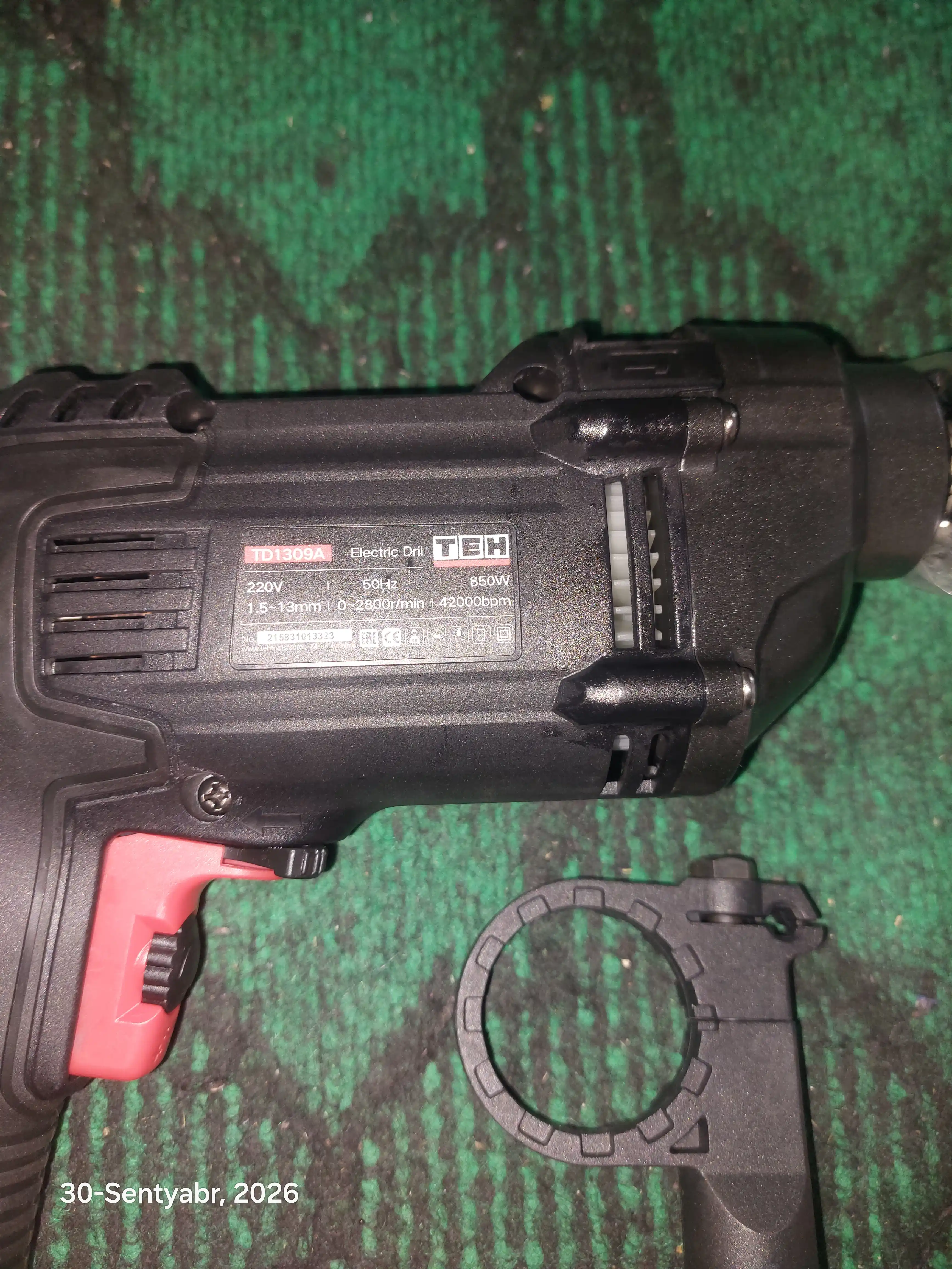 Zarbli drel TEH TD1309A, 850 Vt, 41600 ud/min, 2800 ob/min