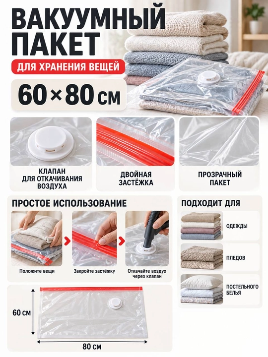 Naqshili vakuumli paket 60*80