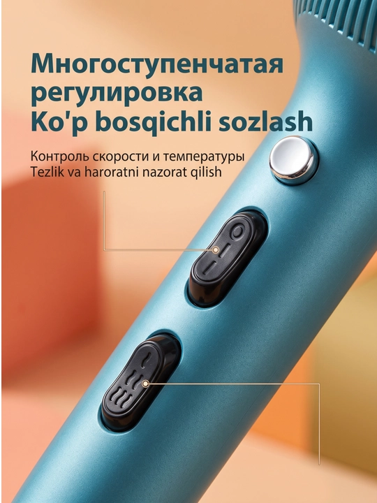 Sokany SK-14038 2600Vt nozli va qisqichli soch quritgich