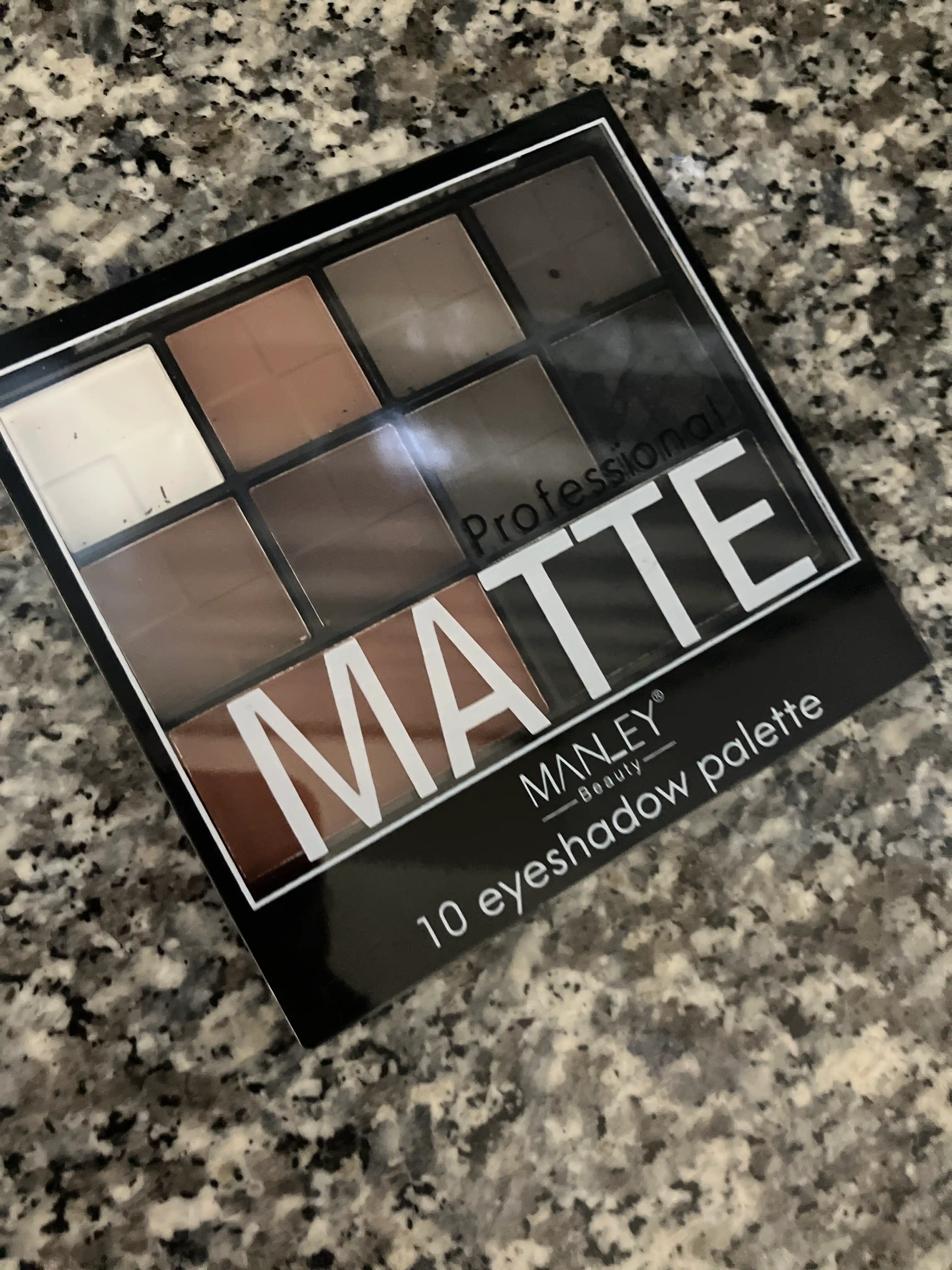 Палитра матовых теней для век, MATTE PROFESSIONAL тени для кожи вокруг глаз, из 10 цветов