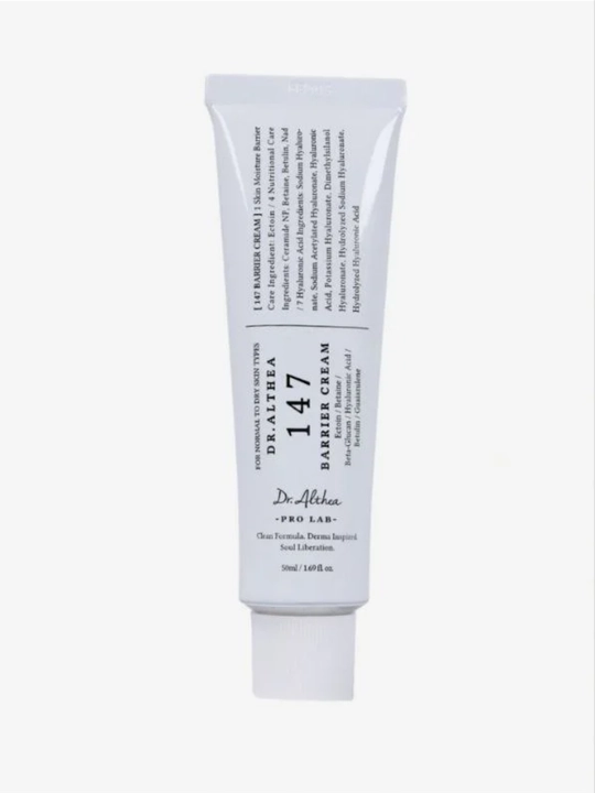 Dr. Althea 147 Barrier Cream — Chuqur namlantiruvchi va tiklovchi yuz kremi