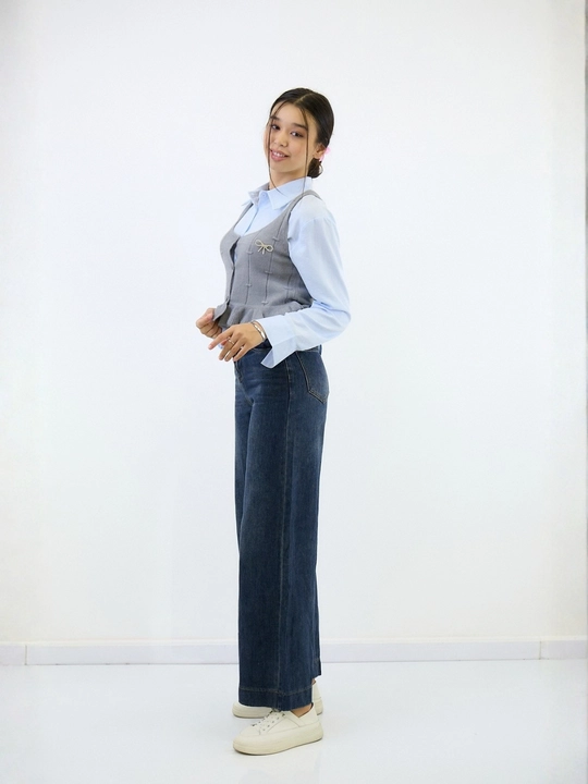 Feliza - Ayollar uchun jilet + ko‘ylak to‘plami - 