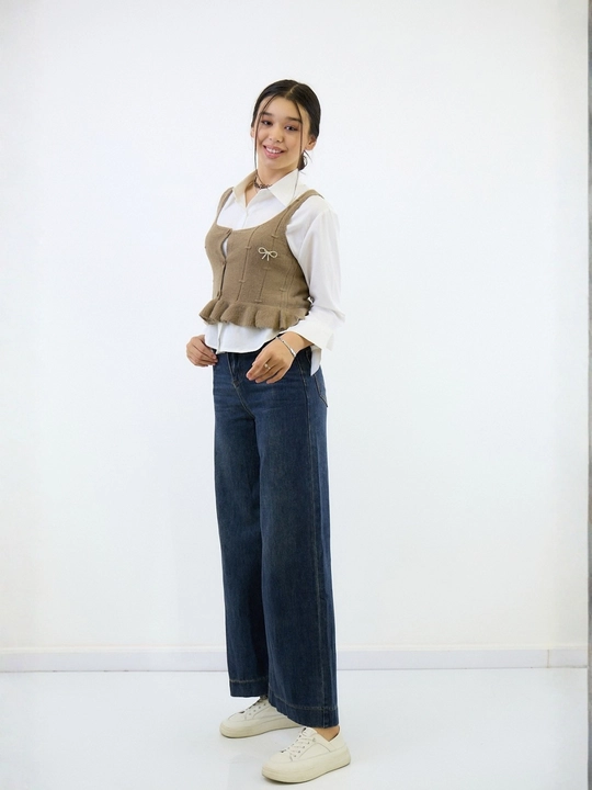 Feliza - Ayollar uchun jilet + ko‘ylak to‘plami - 