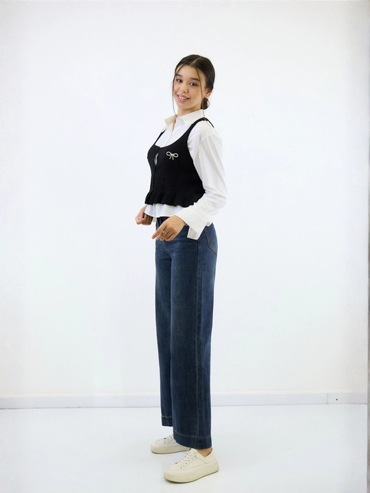 Feliza - Ayollar uchun jilet + ko‘ylak to‘plami - 