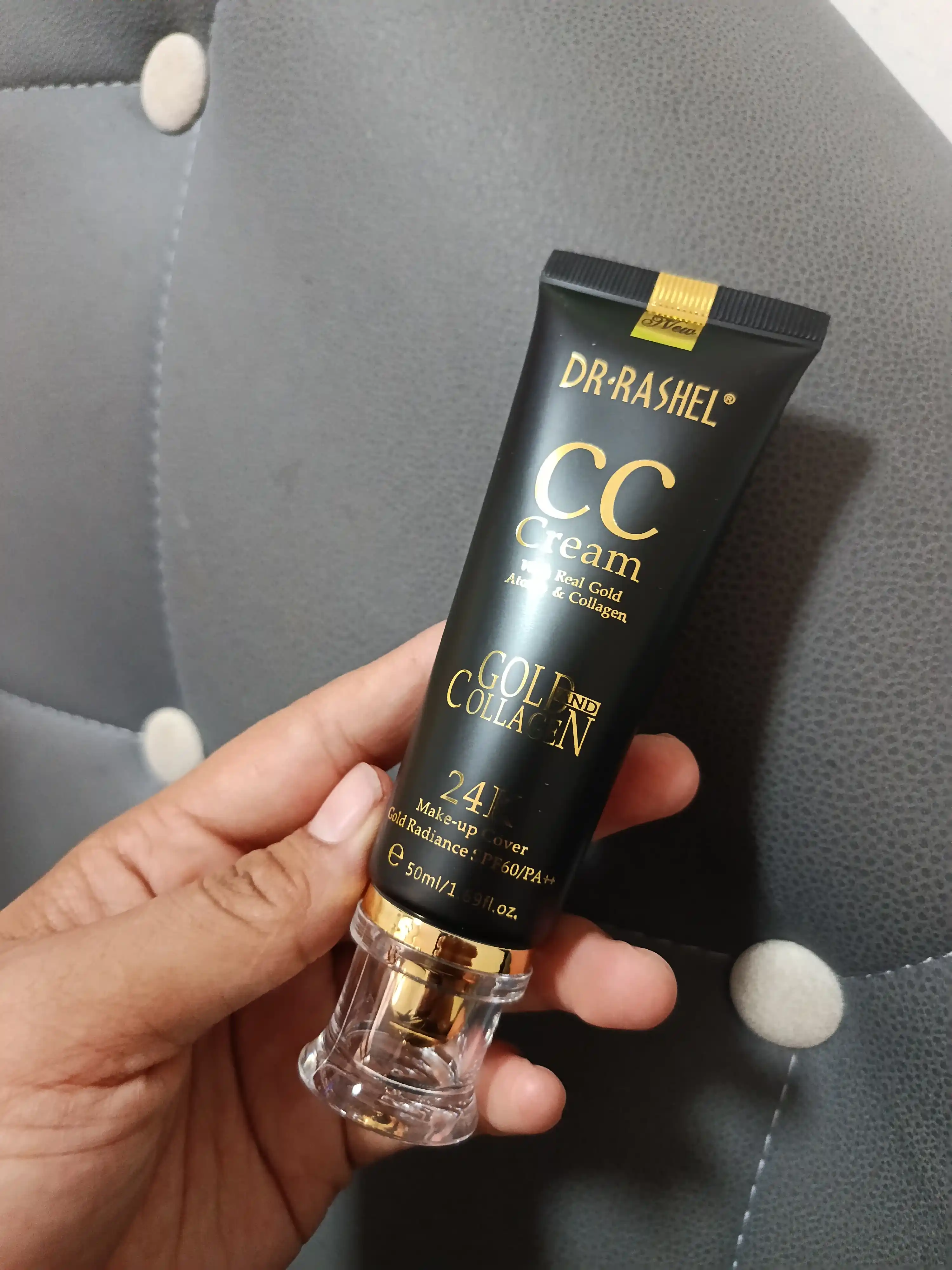 Тональный крем 24K Gold collagen CC Cream SPF60, Dr Rashel, 50 мл