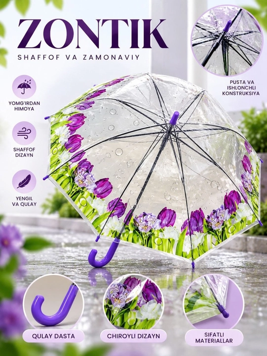 Qizlar uchun kuz mavsumi soyabon - 