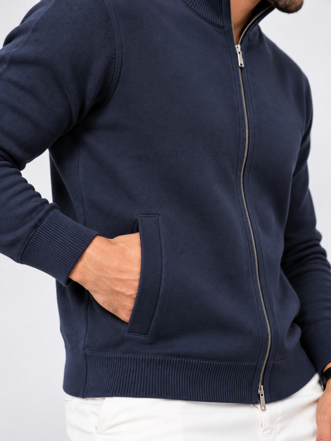 Ofis va ish uchun erkaklar jinsi shimlari, o‘lchamlari L-XXL
