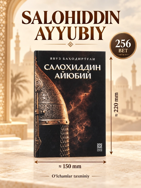 Салах ад-Дин Айюби — Явуз Бахадыроглу, исторический роман, 256 страниц, на узбекском языке