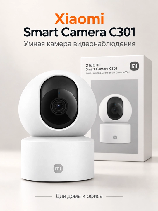 Kamera, Xiaomi Smart Camera, aqlli Wi-Fi kuzatuv kamerasi, uy va ofis uchun - 