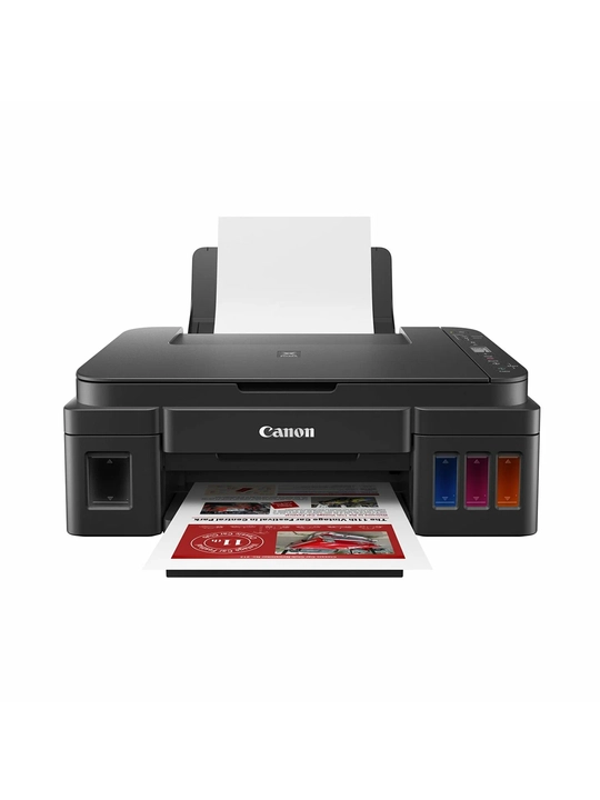 Струйный МФУ Canon PIXMA G3410, цветное, A4, черный, WIFI, СНПЧ