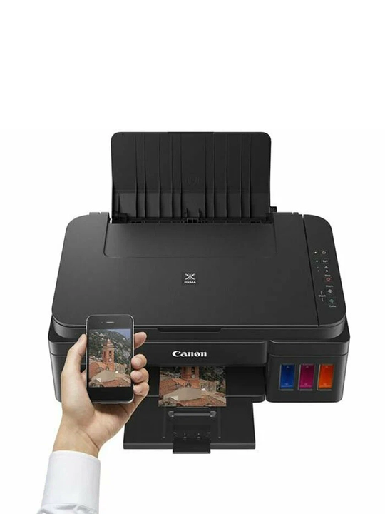 Струйный МФУ Canon PIXMA G3410, цветное, A4, черный, WIFI, СНПЧ