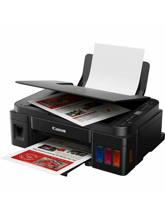 Струйный МФУ Canon PIXMA G3410, цветное, A4, черный, WIFI, СНПЧ