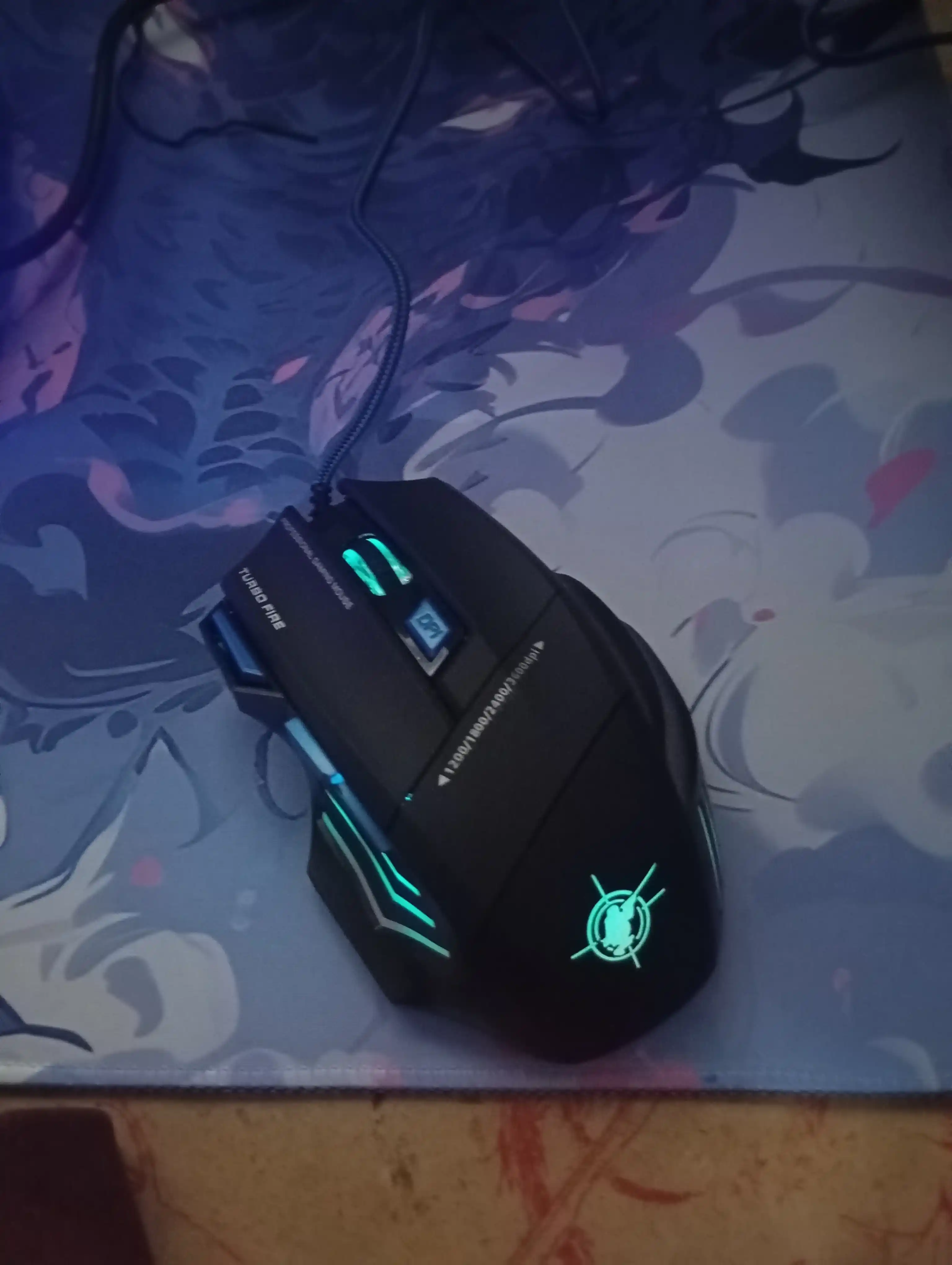 Igrovoy mishka 7 tugmali, sichqoncha simli, gaming mouse RGB