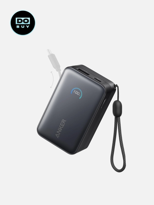 Tashqi akkumlyator Anker Nano Power Bank 10000 mA/h 45W, Fast charging, o‘rnatilgan USB-C