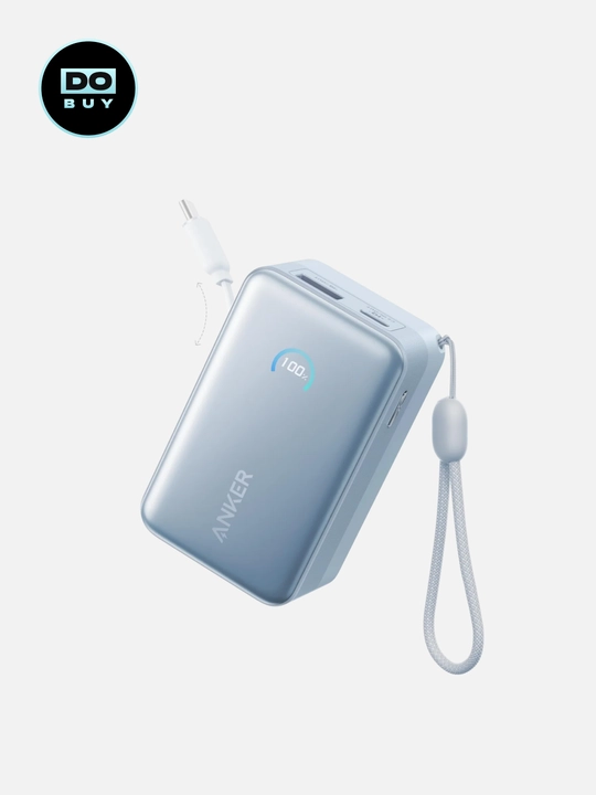 Tashqi akkumlyator Anker Nano Power Bank 10000 mA/h 45W, Fast charging, o‘rnatilgan USB-C