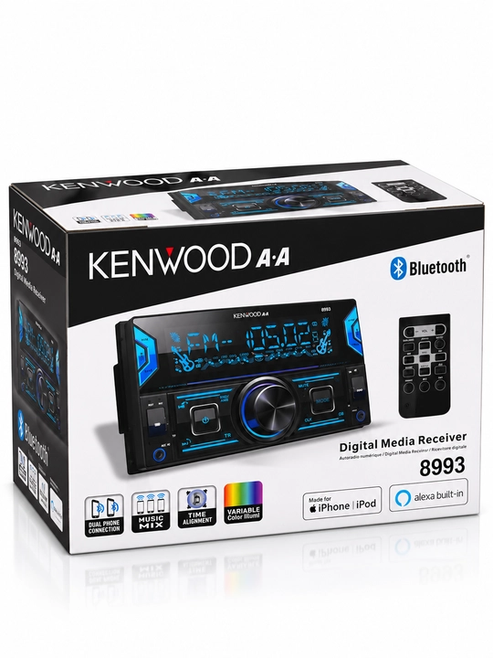 Автомагнитола Kenwood A-A 8993 — Bluetooth, USB, AUX, SD, MP3, с пультом