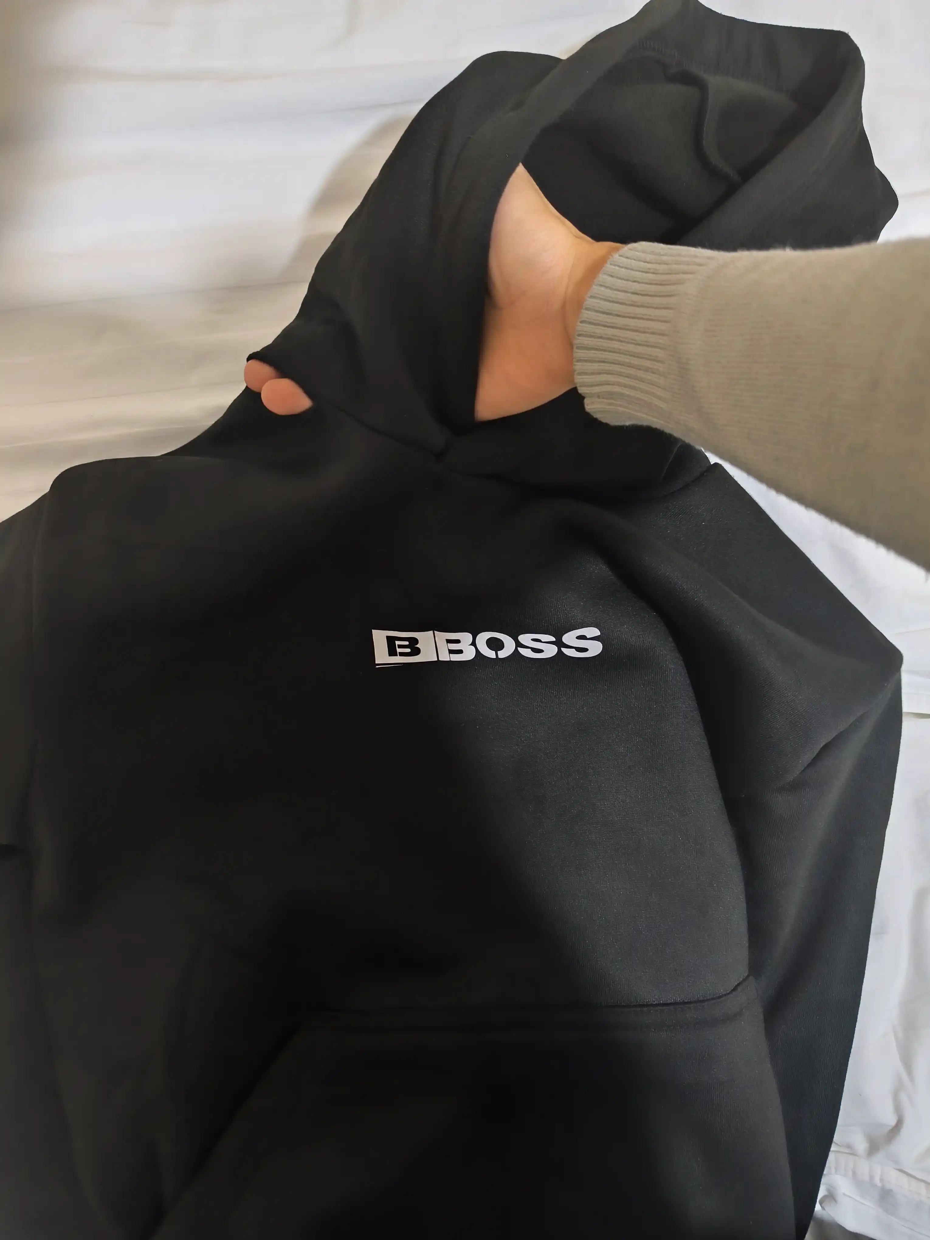 Xudi USA oversize uniseks, qalin mato, kapyushonli, qish–bahor uchun