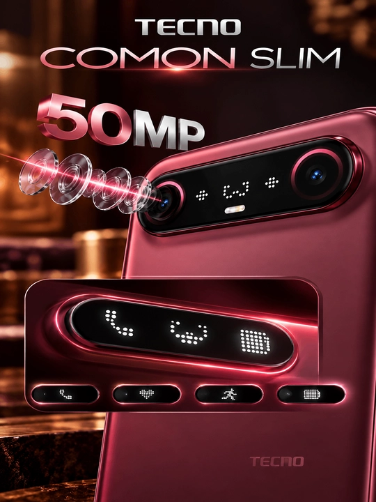 TECNO CAMON SLIM — Ультратонкий премиальный смартфон