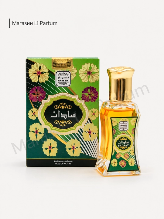 Ayollar uchun moyli parfyum Naseem Amani Lamsa Sadaat Bushra 24 ml