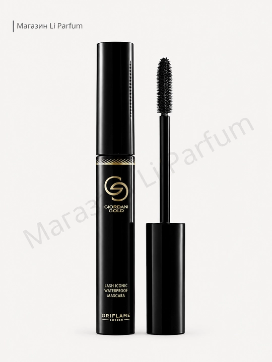 Oriflame Giordani Gold Lash Iconic kipriklar uchun tush suvga chidamli qora rangda - 