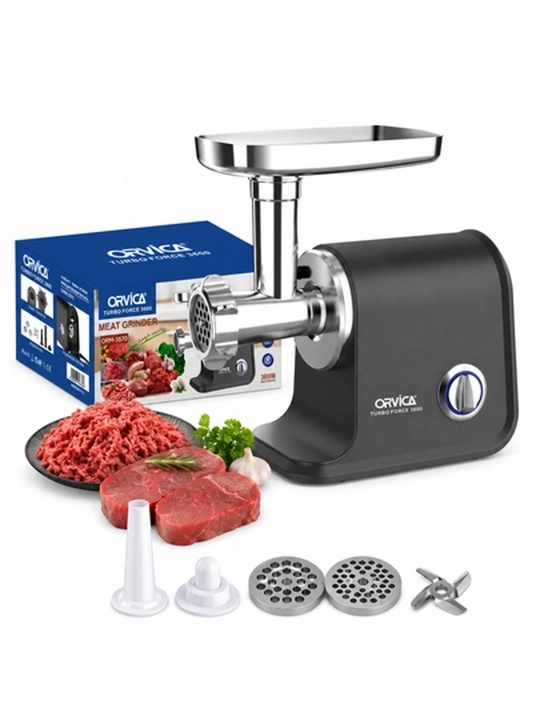 ORVICA ORM-3570 go‘sht maydalagichi, 3600 Vt quvvatli elektr go‘sht maydalagich