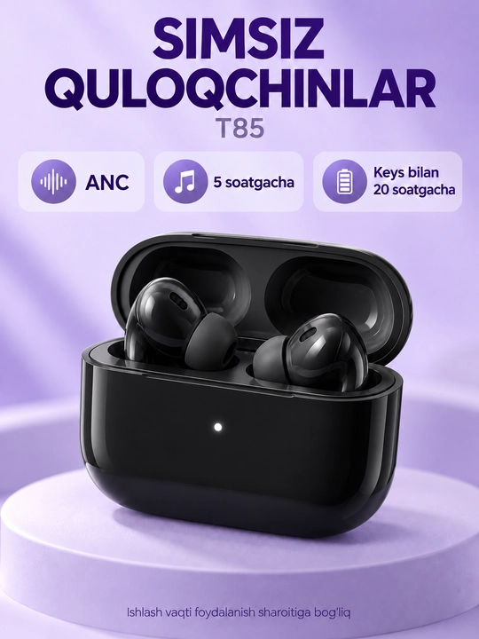 Pods Pro 3 ANC, simsiz quloqchinlar, Bluetooth, naushnik, barcha turdagi telefonlar uchun
