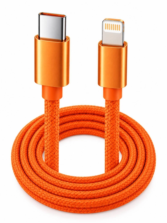 USB Type-C Type-C kabel 60W, tez zaryadlash, 1 metr, o‘rilgan, ma’lumot uzatish, Lightning - 