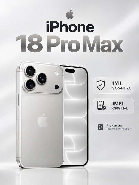 Apple iPhone 18 Pro Max — 256GB / 512GB, A20 Pro, 48 MP kamera, OLED - 