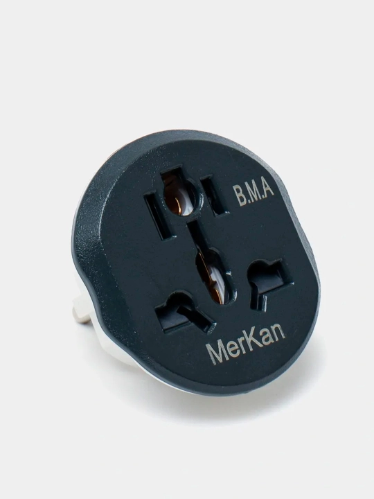 Evro va o'zbek rozetkalari uchun, universal adapter Merkan KT 168, terminator, 16 A