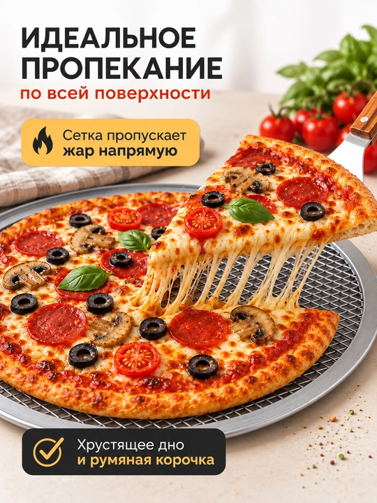 Противень для пиццы,сетка для пиццы,выпечки,форма алюминиевая для пиццы 25 см,30 см,33 см