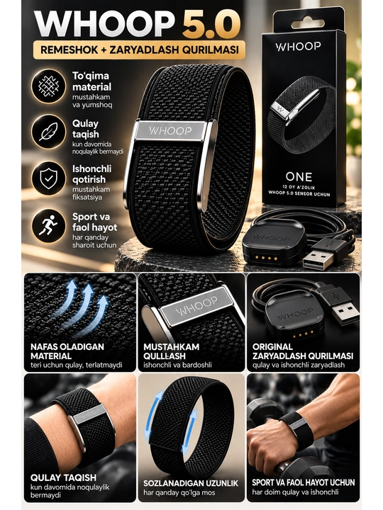 Braslet, soat brasleti, sport braslet, fitnes braslet, qora braslet, remeshok, aqlli soat - 