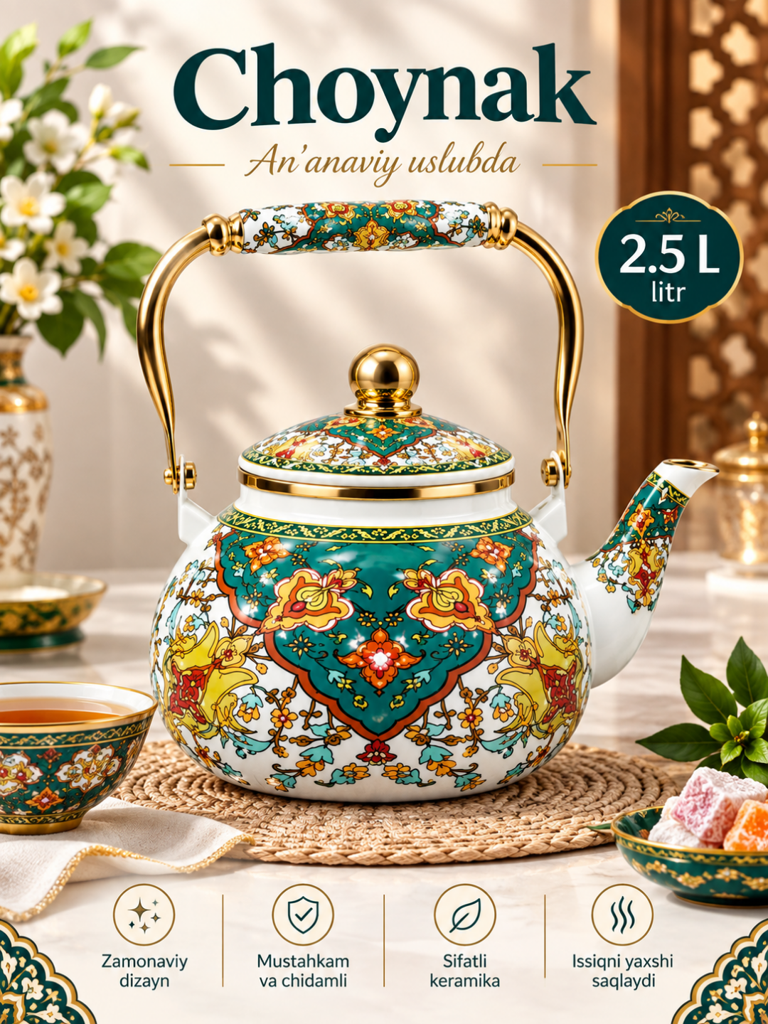 Bezakli choynak 2,5 litr