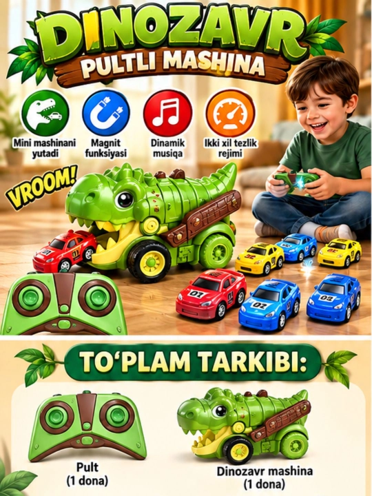 Magnitli ilon, RC ilon o‘yinchoq, masofadan boshqariladigan ilon, magnitli o‘yinchoq